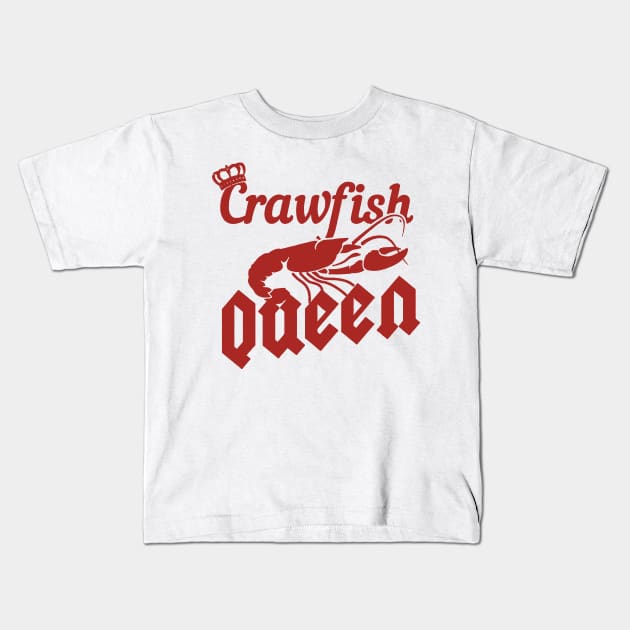 crawfish queen Kids T-Shirt by hanespace